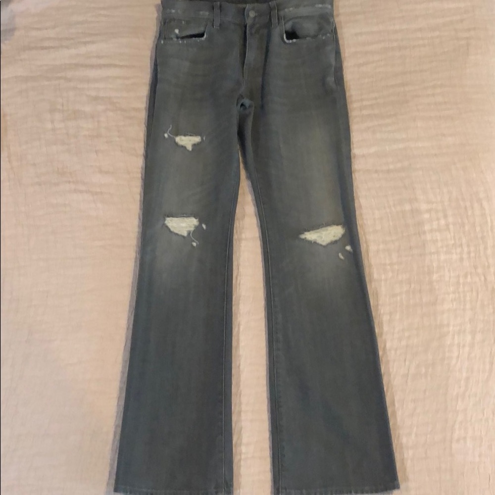 7 for all mankind Bootcut Jeans: Gray, Waist: 30 - Picture 2 of 4